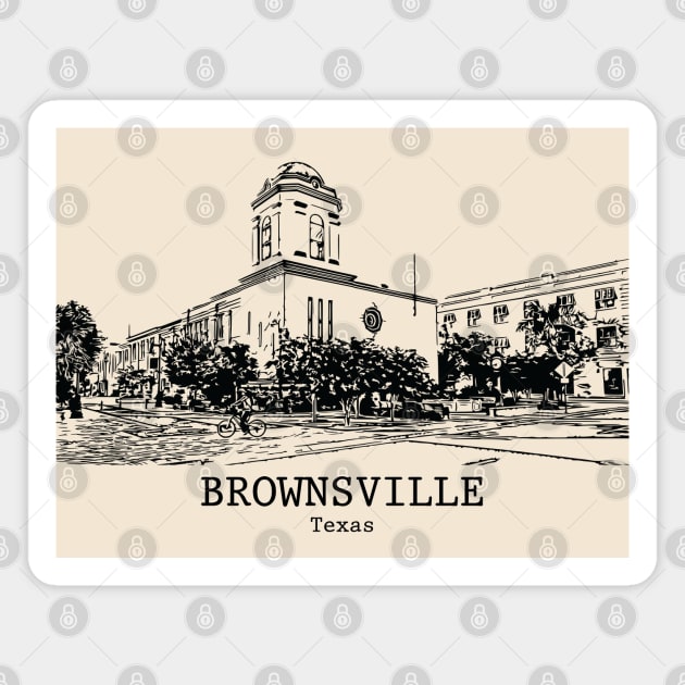 Brownsville - Texas Magnet by Lakeric